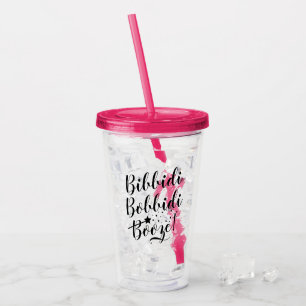 Bibbidi Bobbidi Sprit Funny Magic Black Script Take Away Mugg