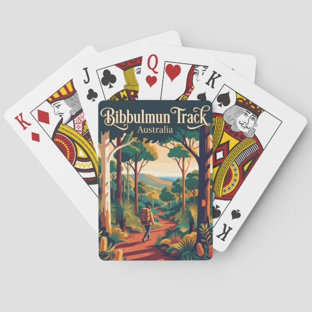 Bibbulmun Track Australien Casinokort (Baksidan)