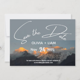 Bibehåll inbjudan till mål för datum för bergspark