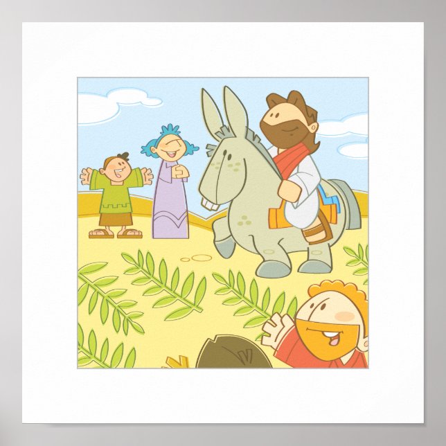 Bibel Art 12 x 12" Poster (Framsidan)