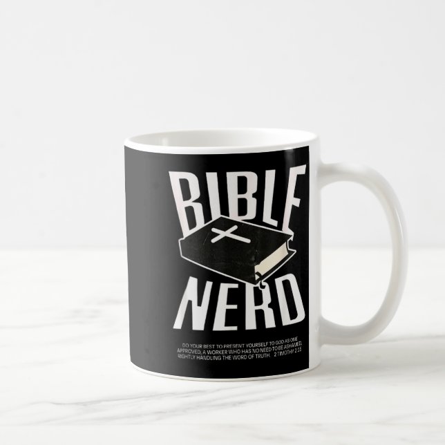 Bibel Nörd Kristendomen Teologistudent Helig Ande  Kaffemugg (Höger)