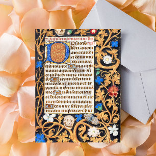 Bibel Psaltare 114 Medeltida Manuskript - Memento  Vykort