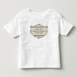 Bibel Psaltaren 23:1 Sköld Småbarns T-Shirt