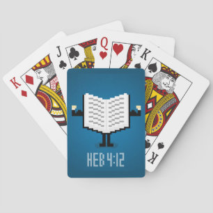Bibel som leker kort spel kort