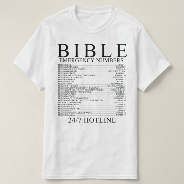 Bibel T Shirt (Design framsida)