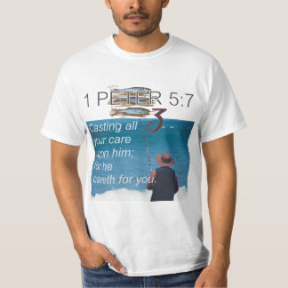 Bibel T Shirt Day 3, 1 PETER 5:7