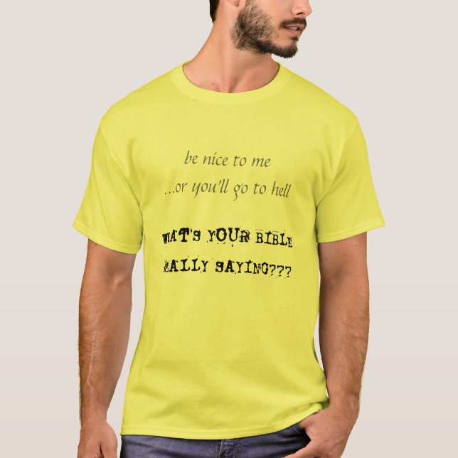 BIBEL TEE SHIRT (Framsida)
