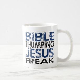 Bibel Thumping Jesus Freak Kaffemugg