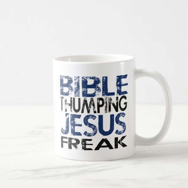 Bibel Thumping Jesus Freak Kaffemugg (Höger)