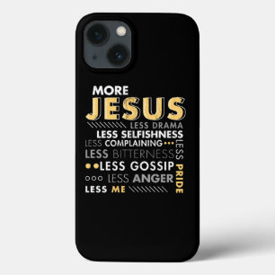 Bibel Verse More Jesus Less Me Religiösa Gift Prin