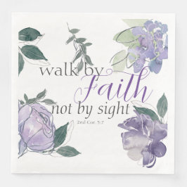 Bibel Verse Walk by Faith Not by Sight Pappersservett