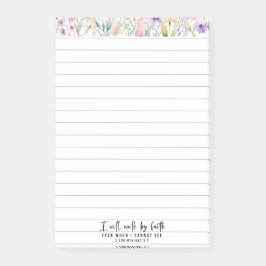 Bibelanteckningar som jag kommer att gå efter Fait Post-it Block