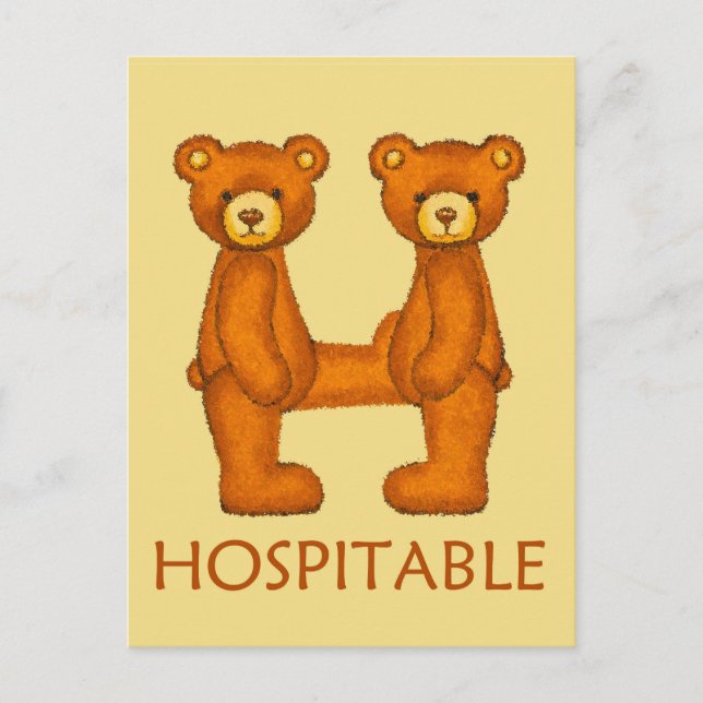 Bibelbågar ~ Hospitable Scripture ~ Flashcard Vykort (Framsida)