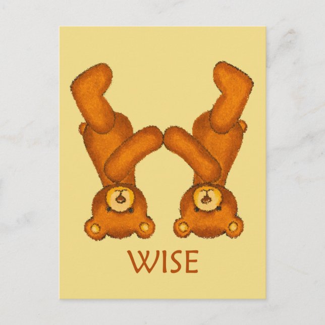 Bibelbågar ~ Wise Scripture ~ Flashcard Vykort (Framsida)