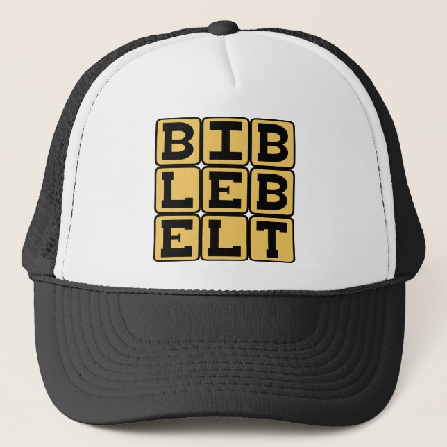 Bibelbältet, södra USA Truckerkeps (Framsida)
