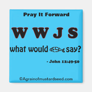 Bibelcitat Agrainofmustardseed.com Magnet