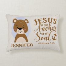 Bibelcitat av namn Christian Cute Woodland Baby Be