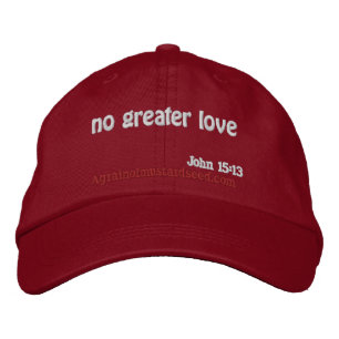 Bibelcitat Broderad Keps