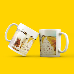 Bibelcitat Följ vägen Kaffemugg