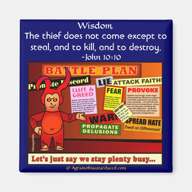 Bibelcitat Magnet (Framsidan)