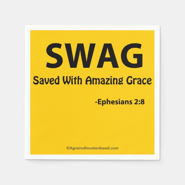 Bibelcitat Pappersservett (Framsidan)