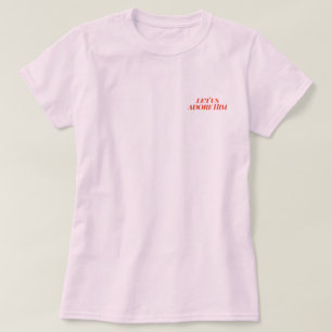 Bibelcitatdiagram T-Shirt Låt oss be honom om u