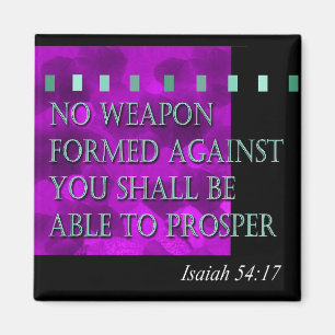 "Bibelcitationstecken - Isaiah 54:17" vid Cheryl Magnet