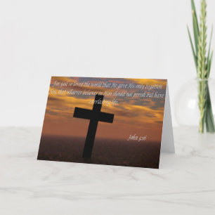 Bibelcitattecken John 3:16 Kort