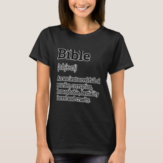 Bibeldefinitionsfunny Ateist Humor T Shirt
