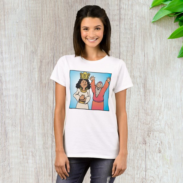Bibeldrottning och profetens faith-baserade tecken t shirt (Skapare uppladdad)