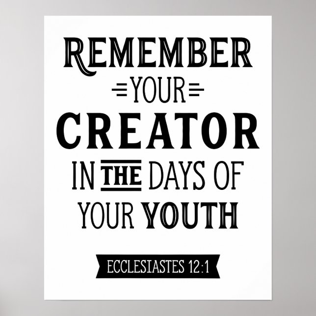 Bibelklass Poster (Framsidan)