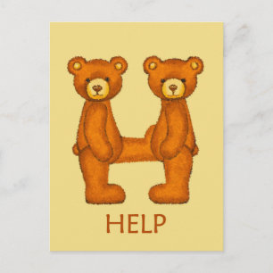 Bibelknappar~Hjälpskript ~Flashcard Vykort