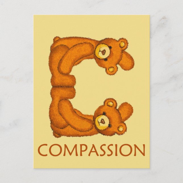 Bibelknappar ~ Kompassionsskript ~ Flashcards Vykort (Framsida)