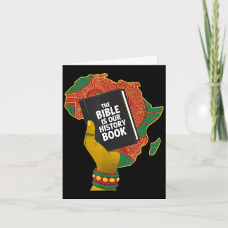 Bibeln är historiebok afrikanskt arv kristen kort