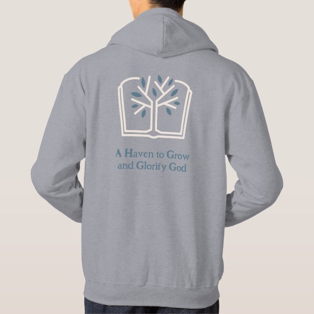 Bibeln Baptist Tröja Hoodie (Baksida)