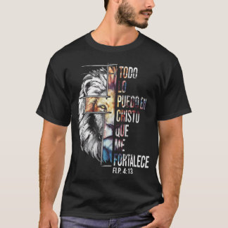 Bibeln budskap kristen Gud på spanska T Shirt