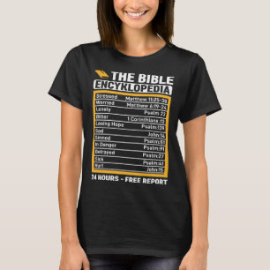 Bibeln Encyklopedia 24 timmars gratis rapport T Shirt