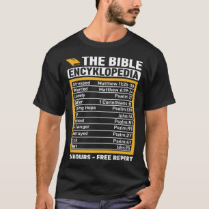 Bibeln Encyklopedia 24 timmars gratis rapport T Shirt