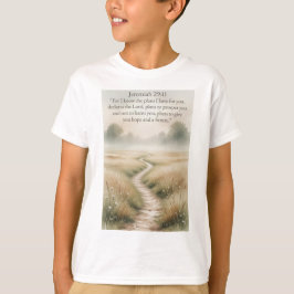 Bibeln Jeremia 29:11 Kristet Barn T-shirt