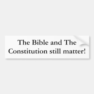Bibeln och konstitutionstillbildmaterien! bildekal