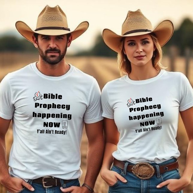 Bibeln profetia händer nu Unisex  T Shirt (Skapare uppladdad)