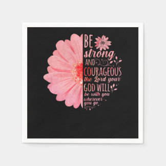 Bibeln, var stark och modig mot Herren Pappersservett