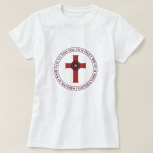 Bibeln vid Ge i USA i dag ramade Kor Monogram T Shirt