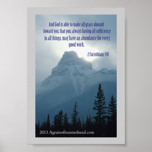 Bibelns böneord poster (Framsidan)