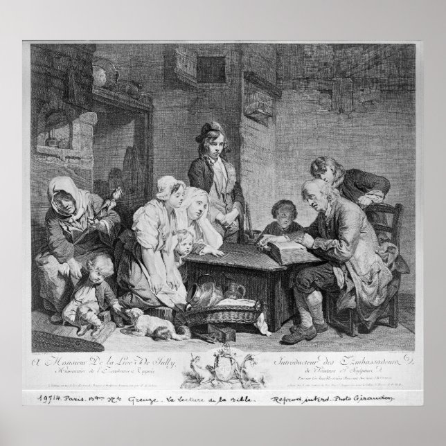 Bibelns läsning poster (Framsidan)