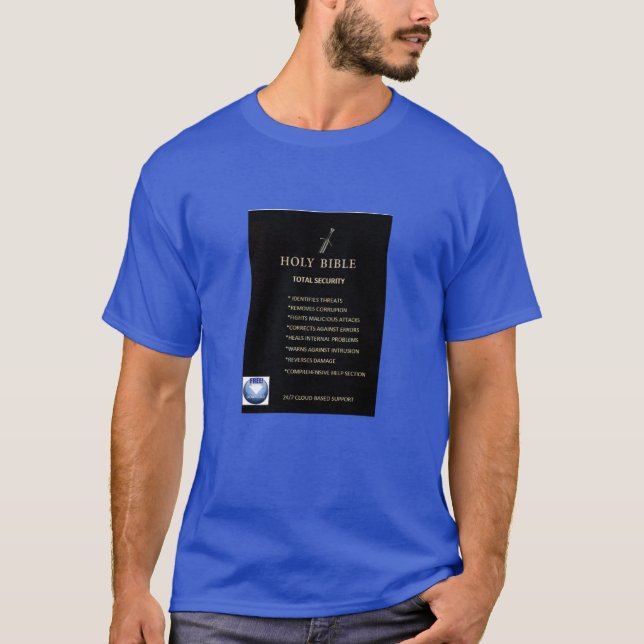 Bibelns totala säkerhet t shirt (Framsida)