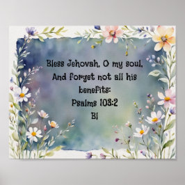 Bibelns versionsmall, Poster Pappert (projektionsy