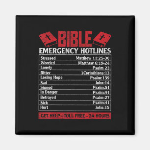 Bibelnummer Akut Numres Lundny Gud Christian Jesus Magnet