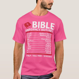 Bibelnummer för Akutet - Lustigt kristen Bible Je T Shirt