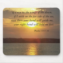 BibelPsalm139:9 - mousepad 10 Musmatta